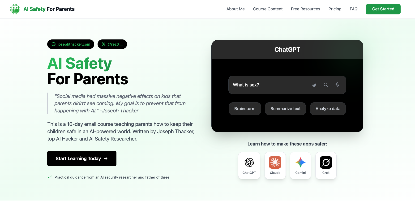 AI Safety For Parents